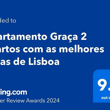 Apartamento Graca 2 Quartos Com As Melhores Vistas De Lisboa Leilighet Eksteriør bilde